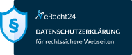eRecht24 Siegel – Datenschutzerklärung für rechtssichere Webseiten